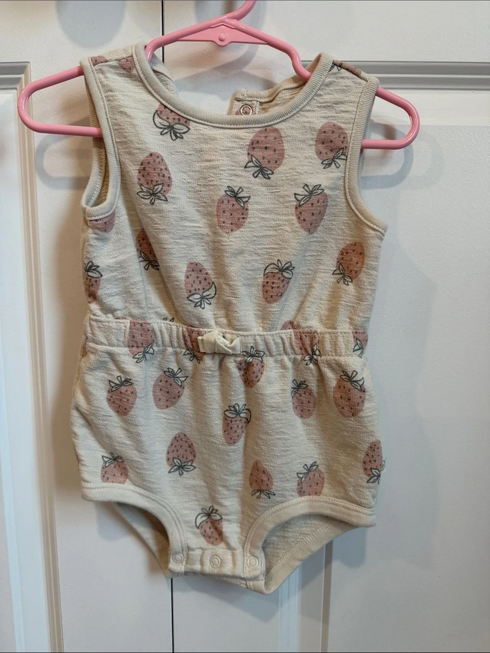 Little planet strawberry romper
